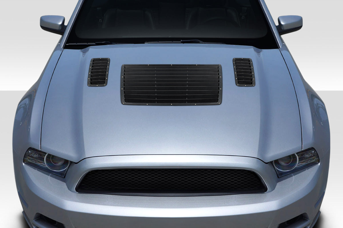 2013-2014 Ford Mustang Duraflex GT1 Hood Vents - 3 Piece