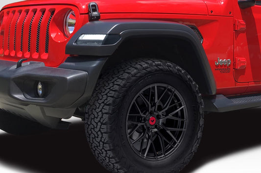 2007-2018 Jeep Wrangler Duraflex JK JL Look Fender Flares Kit - 4 Piece