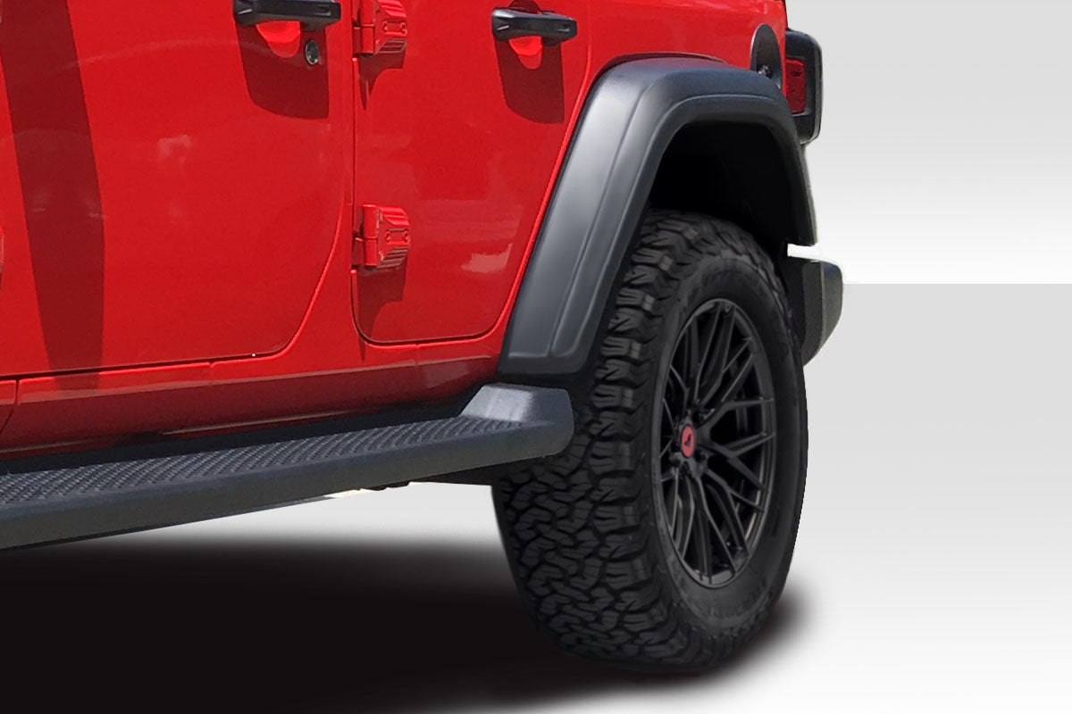 2007-2018 Jeep Wrangler Duraflex JK JL Look Fender Flares Kit - 4 Piece