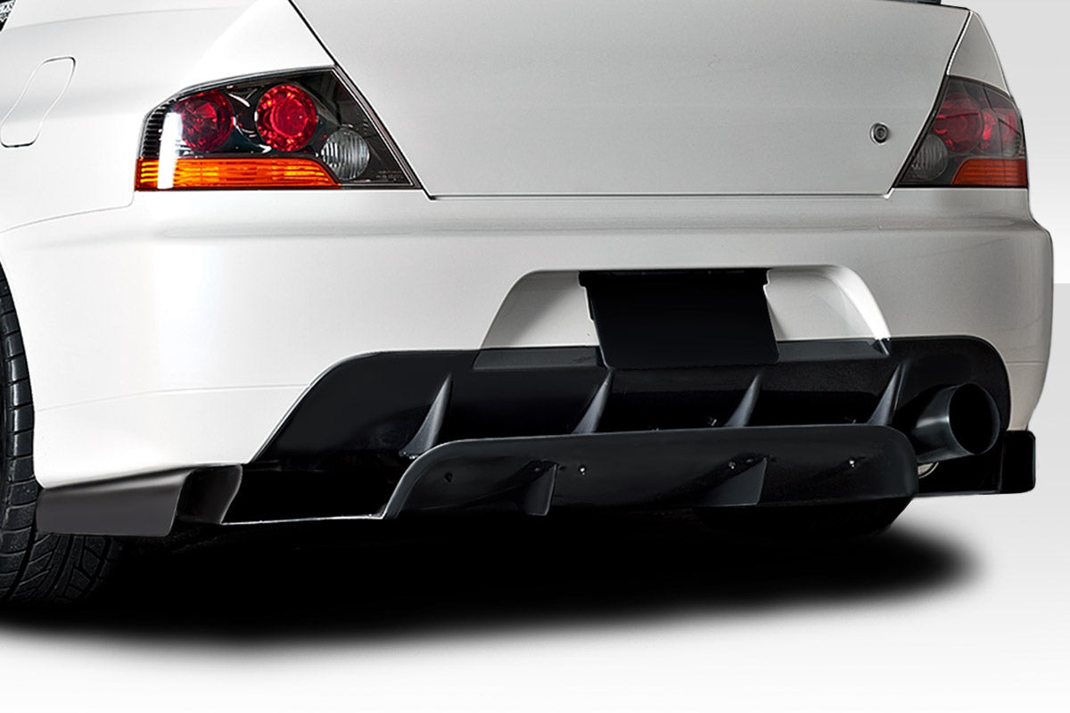 2003-2006 Mitsubishi Lancer Evolution 8 9 Duraflex VRS Rear Diffuser - 3 Piece