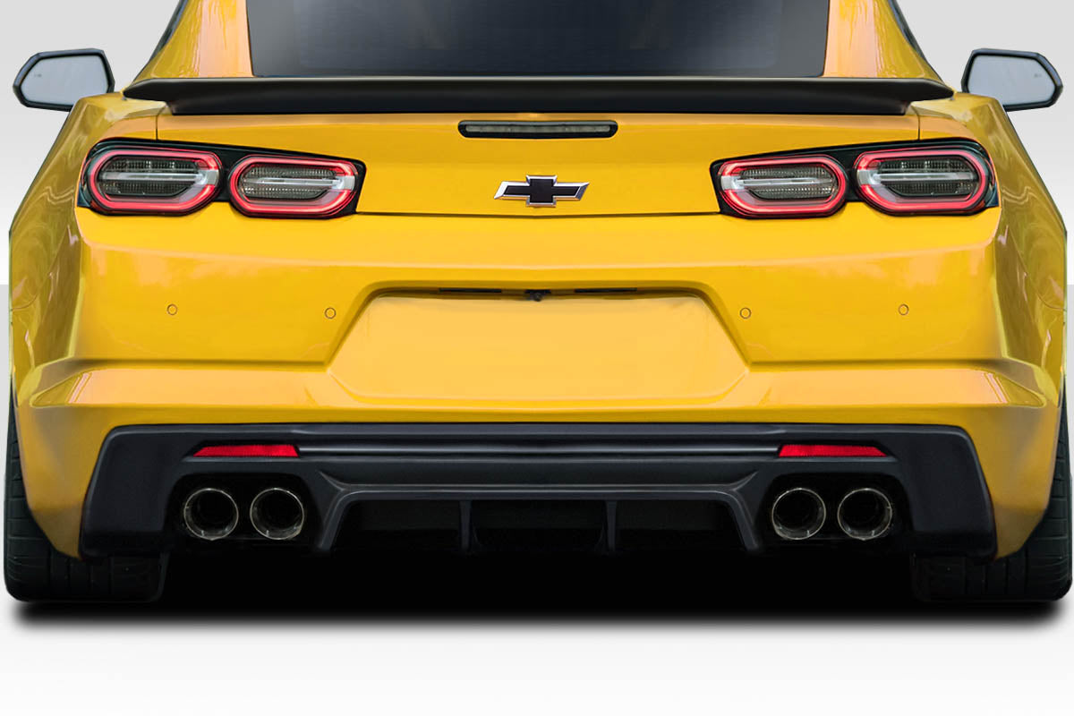 2016-2023 Chevrolet Camaro Duraflex Shark Rear Diffuser - 1 Piece ( Quad exhaust version)