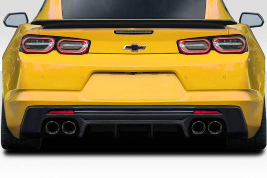 2016-2023 Chevrolet Camaro Duraflex Shark Rear Diffuser - 1 Piece ( Quad exhaust version)