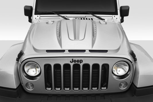 2019-2023 Jeep Wrangler JL Gladiator JT Duraflex Beast Hood - 1 Piece