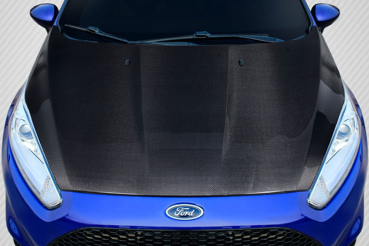 2014-2019 Ford Fiesta Carbon Creations OEM Look Hood - 1 Piece