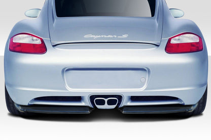 2006-2010 Porsche Cayman Duraflex Motox Rear Lip Under Spoiler - 2 Piece