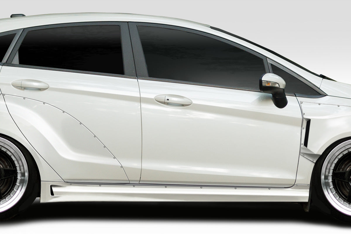 2014-2019 Ford Fiesta Duraflex CPR Wide Body Side Skirt Rocker Panels - 2 Piece