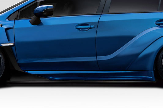 2015-2021 Subaru WRX STI Duraflex VRS Wide Body Side Side Skirt Rocker Panels - 6 Piece