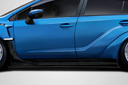 2015-2021 Subaru WRX STI Carbon Creations VRS Wide Body Side Skirt Rocker Panels - 6 Piece