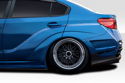 2015-2021 Subaru WRX STI Duraflex VRS Wide Body Rear Fender Flares - 9 Piece