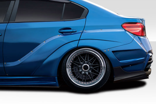 2015-2021 Subaru WRX STI Duraflex VRS Wide Body Rear Fender Flares - 9 Piece