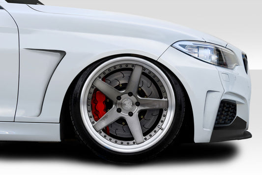 2014-2021 BMW 2 Series F22 F23 Duraflex MHR Wide Body Front Fender Flares - 4 Piece ( M Sport Only )