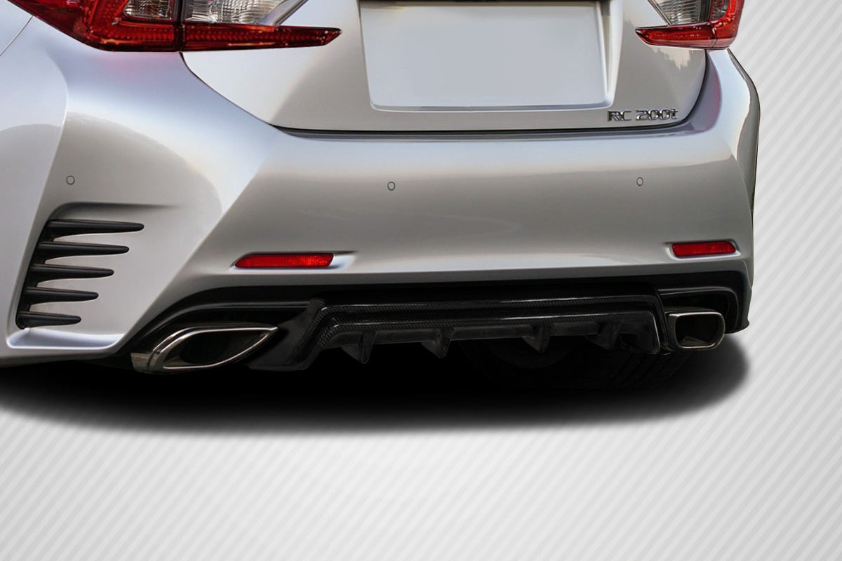 2015-2018 Lexus RC Series RC200T RC350 Carbon Creations SBZ Rear Diffuser - 1 Piece