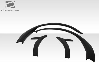 2005-2011 Porsche 911 Carrera 997 Duraflex GT3 Look Front Fender Flares - 4 Piece