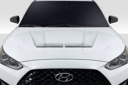 2019-2023 Hyundai Veloster Duraflex J Speed Hood - 1 Piece