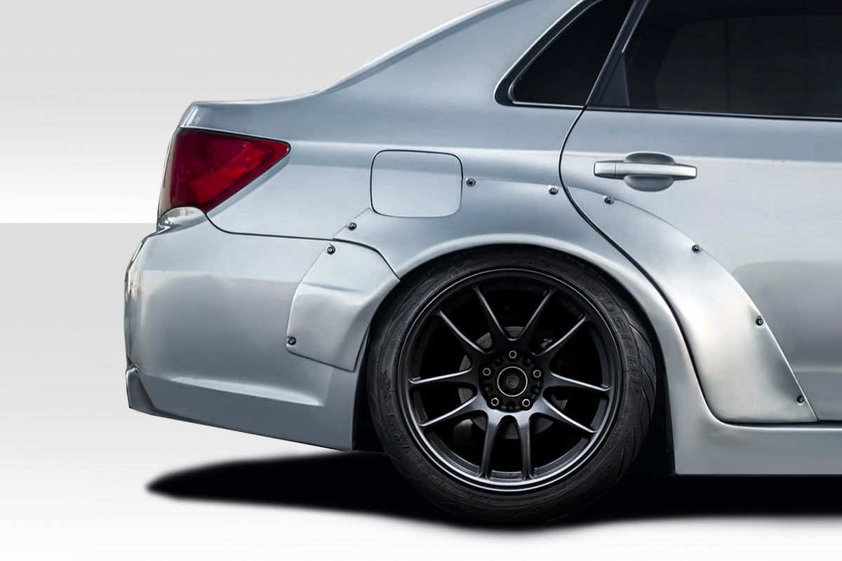 2011-2014 Subaru Impreza WRX STI 4DR Duraflex Magna Wide Body Rear Fender Flares - 6 Pieces