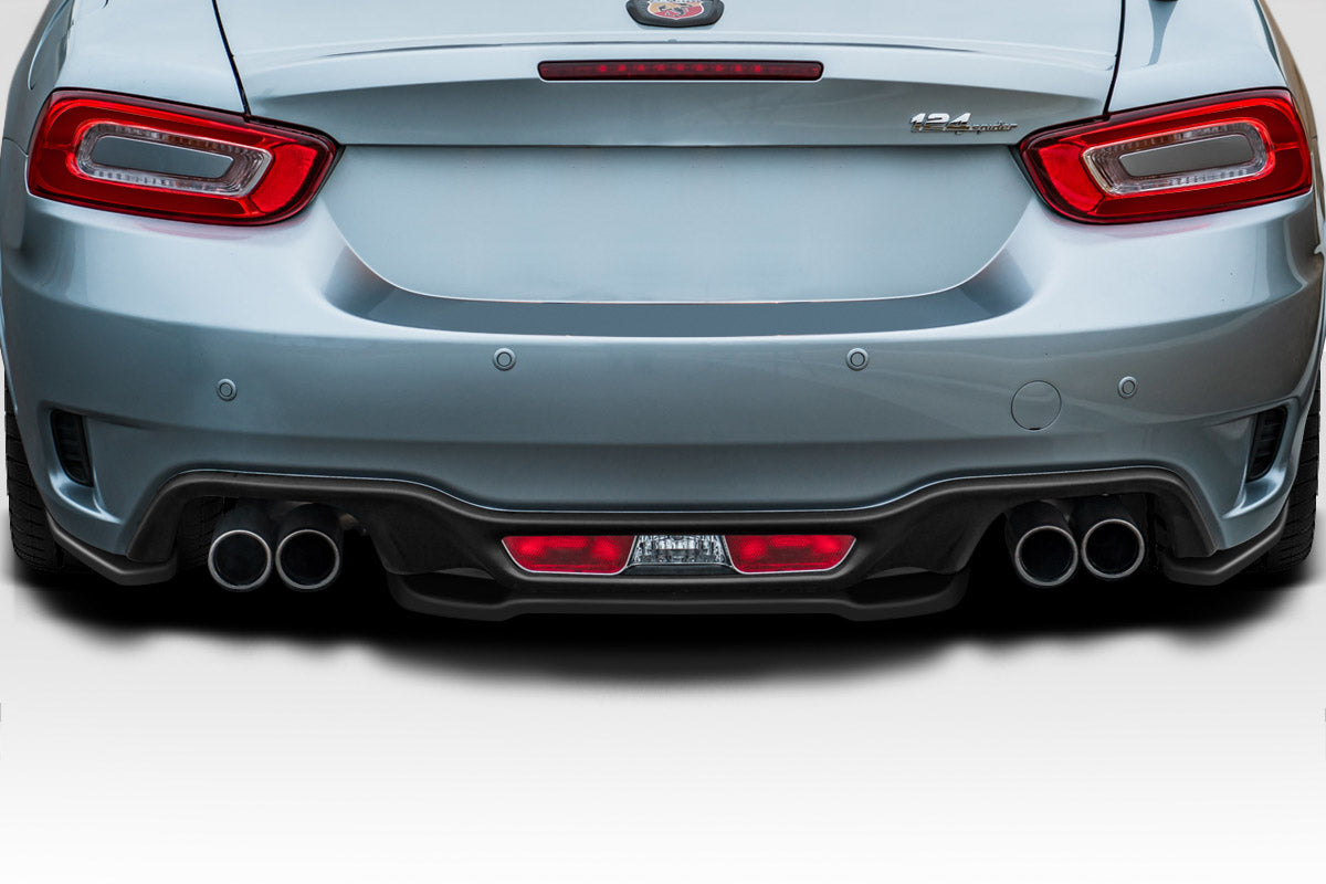 2017-2020 Fiat 124 Spider Abarth Duraflex Speed Rear Lip Spoiler Splitters - 3 Pieces