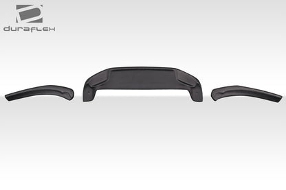 2017-2020 Fiat 124 Spider Abarth Duraflex Speed Rear Lip Spoiler Splitters - 3 Pieces