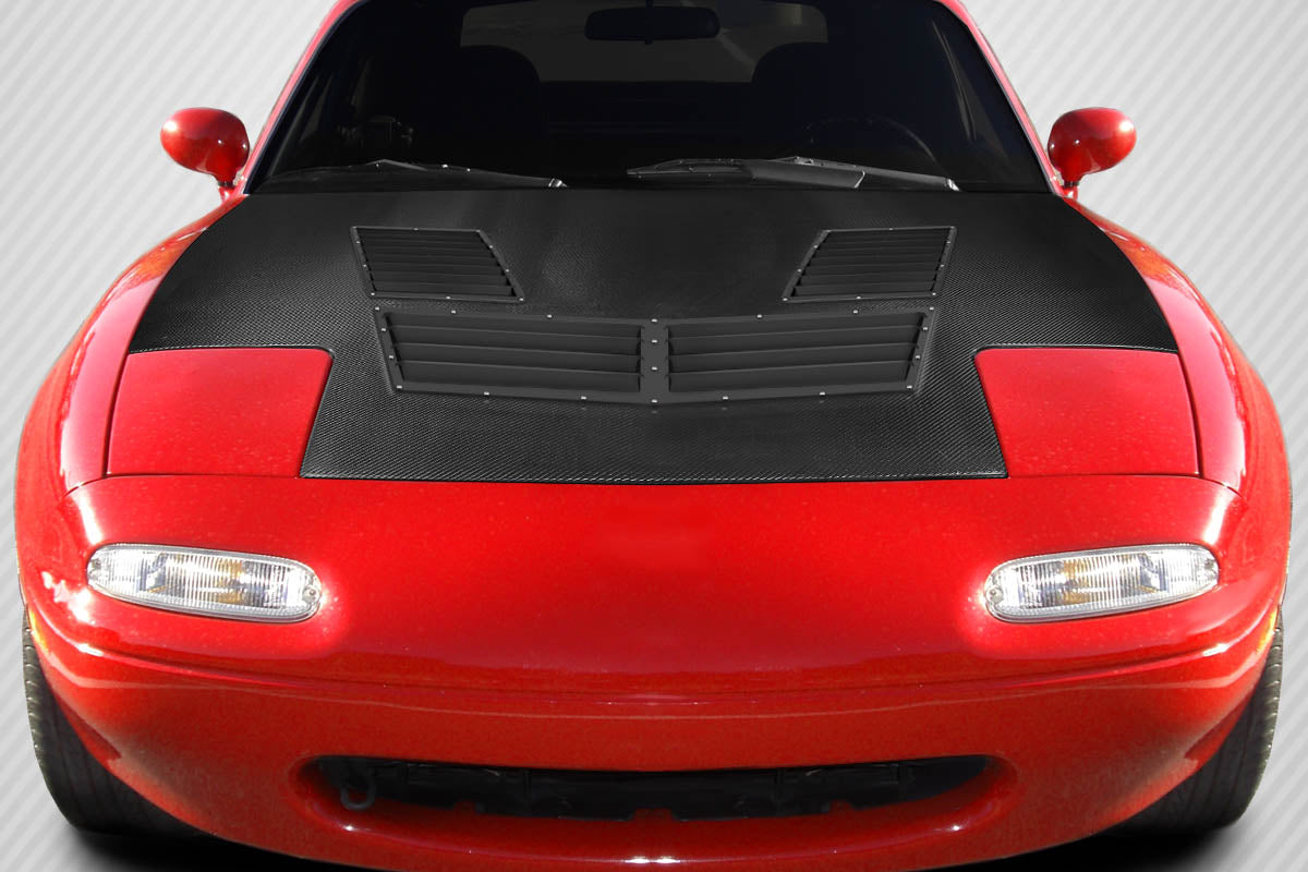 1990-1997 Mazda Miata NA Carbon Creations Iceman Hood - 1 Piece