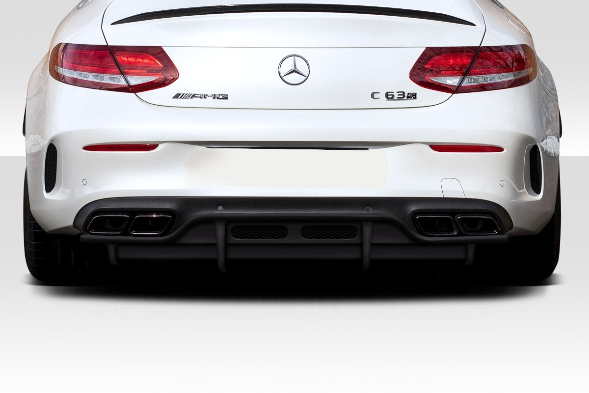 2015-2018 Mercedes Benz W205 C63 AMG Power Duraflex Rear Diffuser - 1 Piece