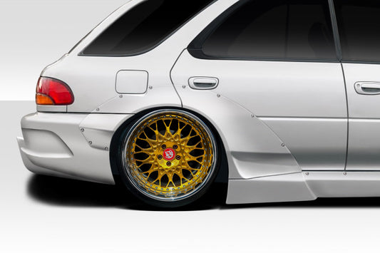 1993-2001 Subaru Impreza Duraflex RBS Rear Fender Flares - 6 Piece (+50mm Added Clearance)