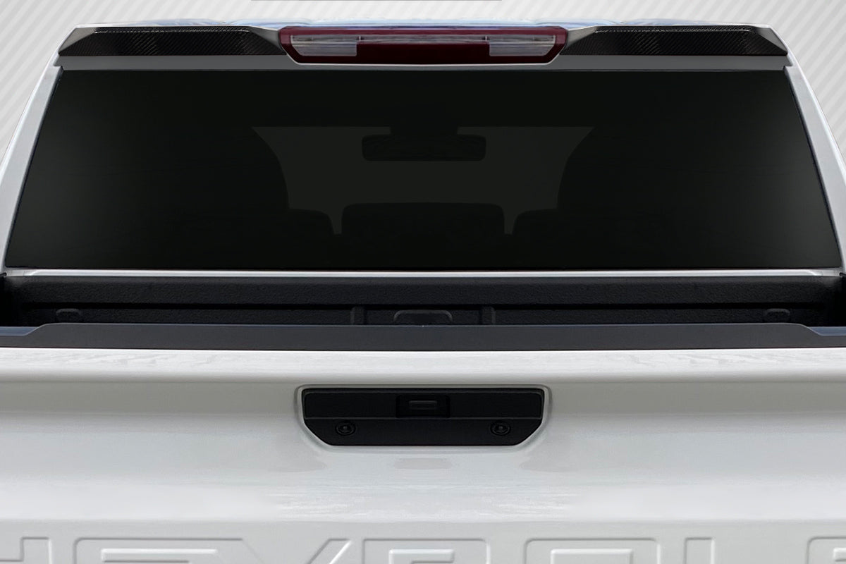 2019-2023 Chevrolet Silverado 1500 Carbon Creations Street Runner Rear Roof Wing Spoiler - 2 Pieces