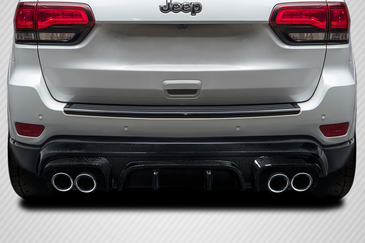 2011-2022 Jeep Grand Cherokee Carbon Creations Gamma Rear Diffuser - 1 Piece