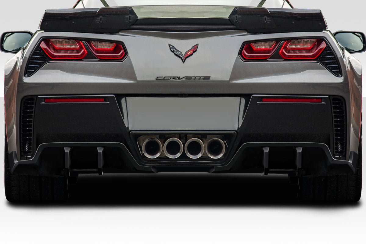 2014-2019 Chevrolet Corvette C7 Duraflex Exe Rear Diffuser - 2 Pieces