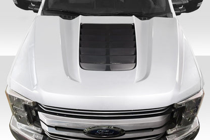 2017-2022 Ford Super Duty F250 F350 F450 Duraflex GT500 V2 Look Hood - 1 Piece