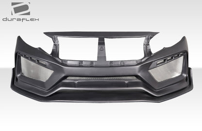 2016-2021 Honda Civic 4DR Duraflex RBT Widebody Look Front Bumper - 1 Piece