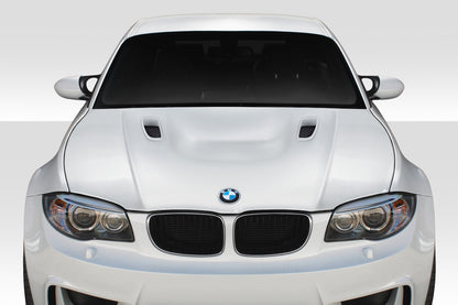 2008-2013 BMW 1 Series M Coupe E82 E88 Duraflex E92 M3 Look Hood - 1 Piece