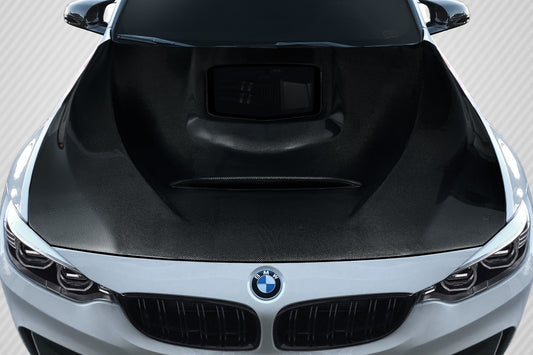 2014-2018 BMW M3 F80 / 2014-2020 M4 F82 F83 Carbon Creations Window Hood - 1 Piece