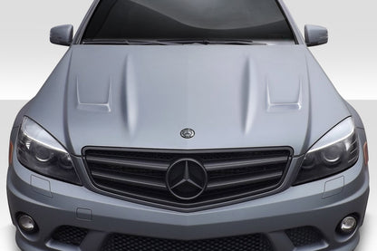 2008-2011 Mercedes C Class W204 Duraflex AMGT Hood - 1 Piece