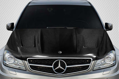 2012-2014 Mercedes C Class W204 Carbon Creations Carlton Hood - 1 Piece