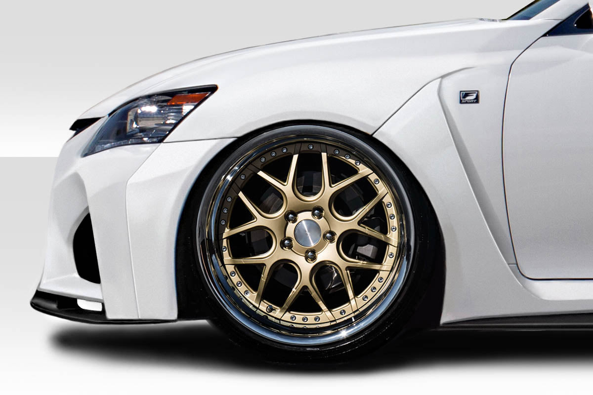 2013-2015 Lexus GS Series G200 GS300 GS350 GS450 GS450H Duraflex AM Design Wide Body Front Fenders - 4 Piece