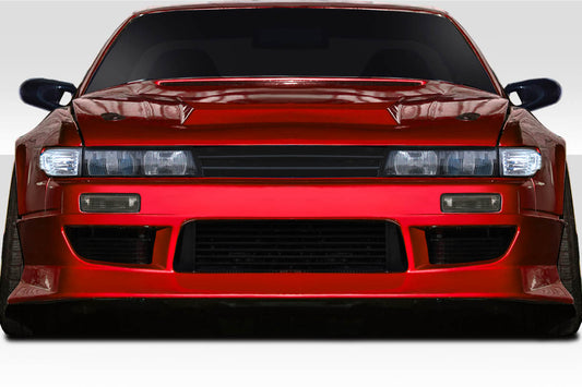 1989-1994 Nissan Silvia S13 Duraflex D1 Sport V3 Front Bumper Cover - 1 Piece