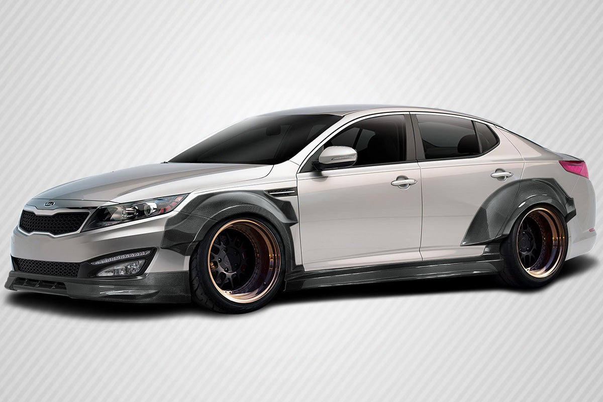 2011-2013 Kia Optima Carbon Creations CPR Body Kit - 13 Piece - Includes 116098 CPR Front Lip, 116247 CPR Side Skirts,, 116248 CPR Front Fender Flares, 116249 CPR Rear Fender Flares.  (S)