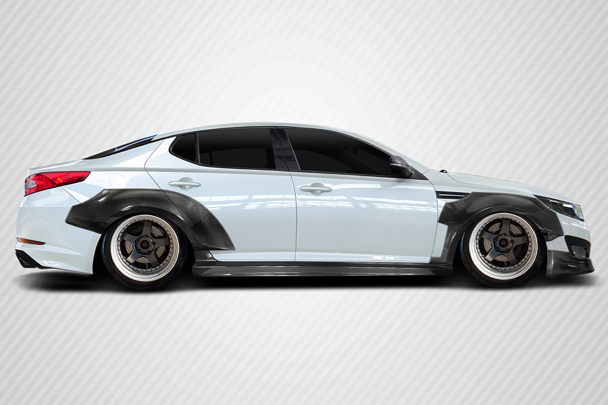 2011-2013 Kia Optima Carbon Creations CPR Body Kit - 13 Piece - Includes 116098 CPR Front Lip, 116247 CPR Side Skirts,, 116248 CPR Front Fender Flares, 116249 CPR Rear Fender Flares.  (S)