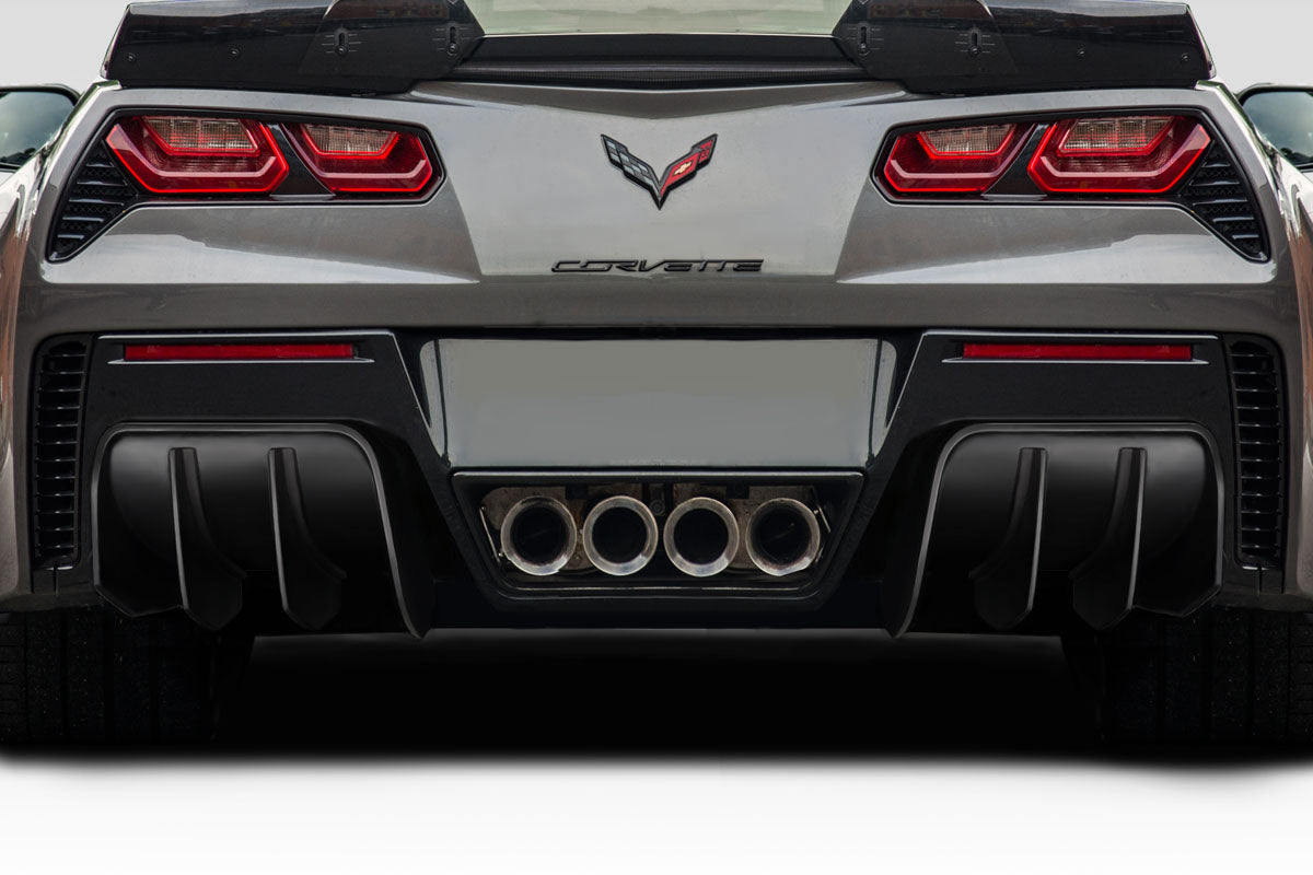 2014-2019 Chevrolet Corvette C7 Duraflex GTR Rear Diffuser - 2 Pieces