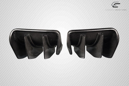 2014-2019 Chevrolet Corvette C7 Carbon Creations GTR Rear Diffuser - 2 Pieces