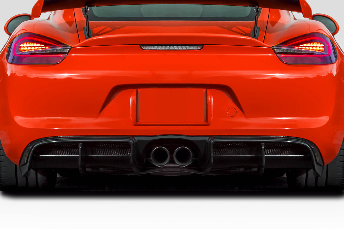 2013-2016 Porsche Cayman GT4 981 AF-1 Rear Diffuser ( GFK ) - 1 Piece