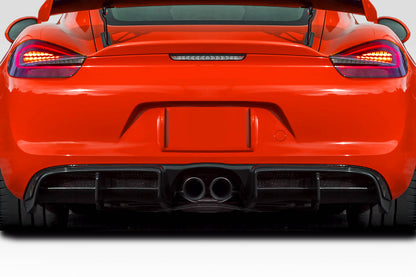 2013-2016 Porsche Cayman GT4 981 AF-1 Rear Diffuser ( GFK ) - 1 Piece