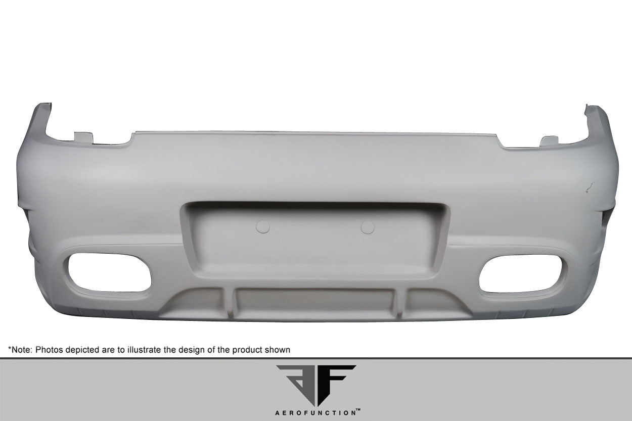 2009-2011 Porsche 911 Carrera 997 AF-1 Rear Bumper (GFK) - 1 Piece