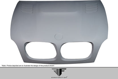 2008-2014 BMW X6M E71 E72 AF-1 Hood (GFK) - 1 Piece