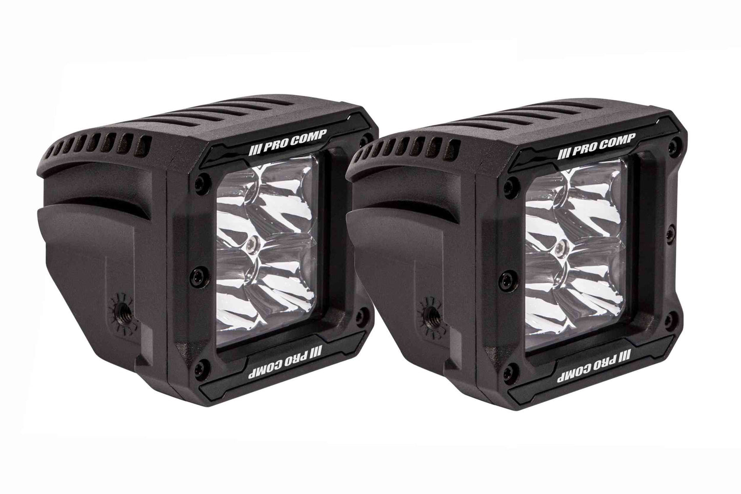 Pro Comp Gen 3 Pods: 2x2 Square / 12W / White / Spot Beam