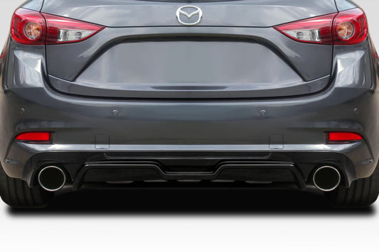 2017-2018 Mazda 3 5dr Hatchback Duraflex MKS Rear Diffuser - 1 Piece