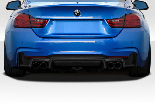 2014-2020 BMW 4 Series F32 Duraflex Quadro Rear Diffuser - 1 Piece