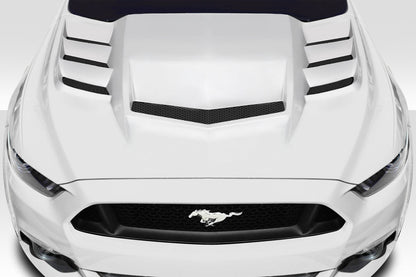 2015-2017 Ford Mustang Duraflex Interceptor Hood - 1 Piece