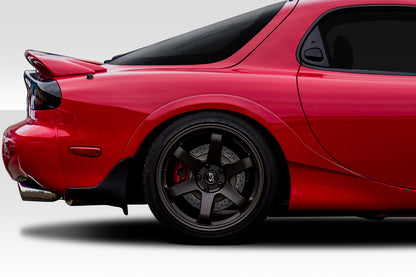 1993-1997 Mazda RX-7 Duraflex Fuji Rear Fender Flares - 2 Piece