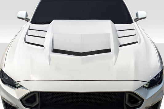 2018-2023 Ford Mustang Duraflex Interceptor Hood - 1 Piece