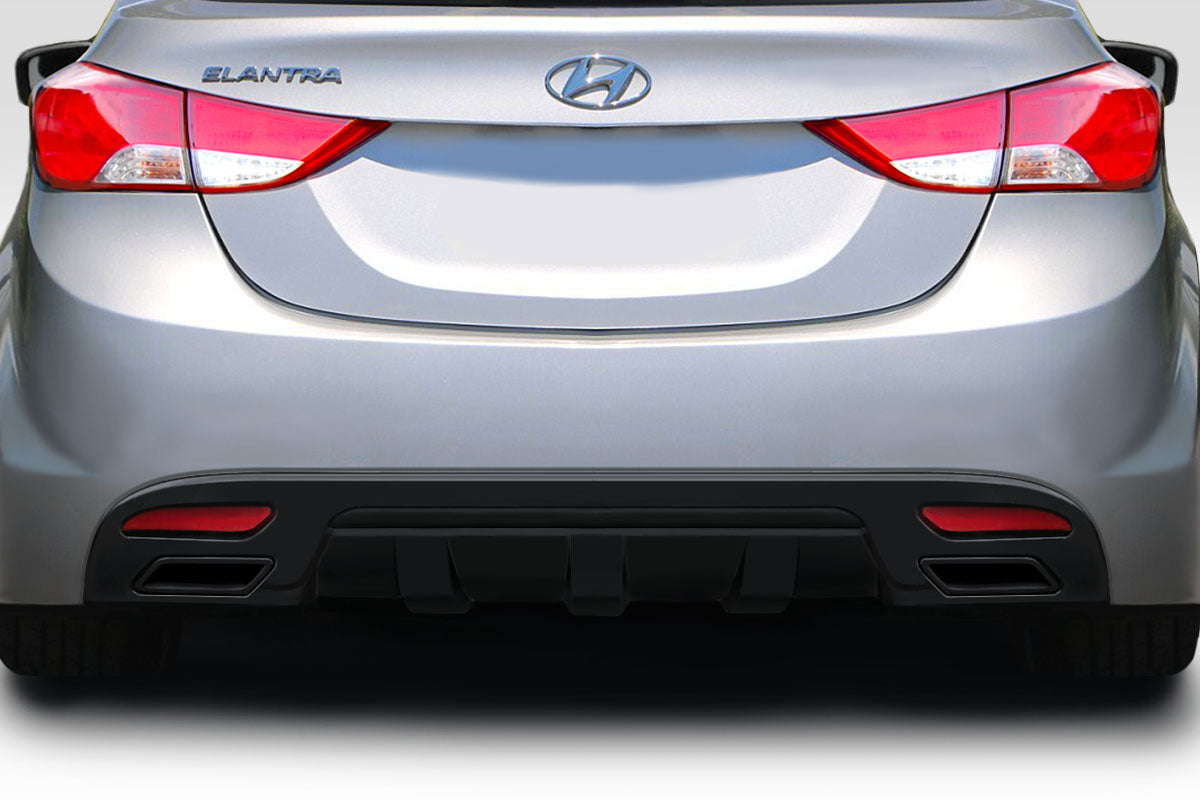 2011-2013 Hyundai Elantra Duraflex SQR Rear Diffuser - 1 Piece